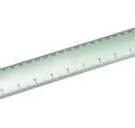 Ruler Scale 30cm 1:1 And 1:50 Scales Aluminium