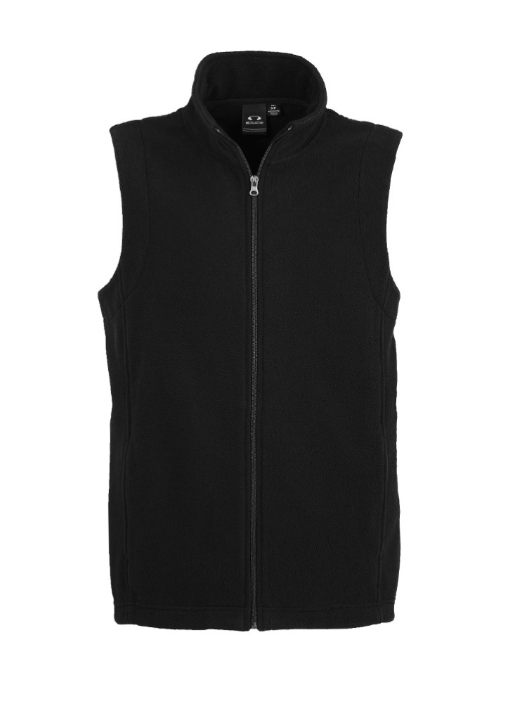 Mens Plain Micro Fleece Vest