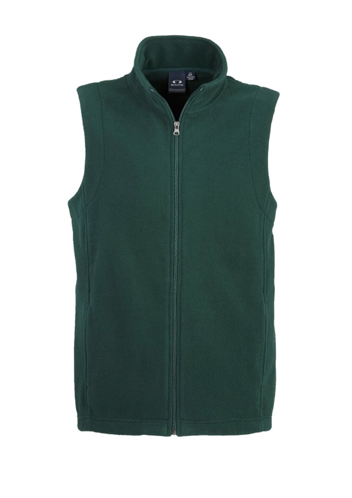 Mens Plain Micro Fleece Vest