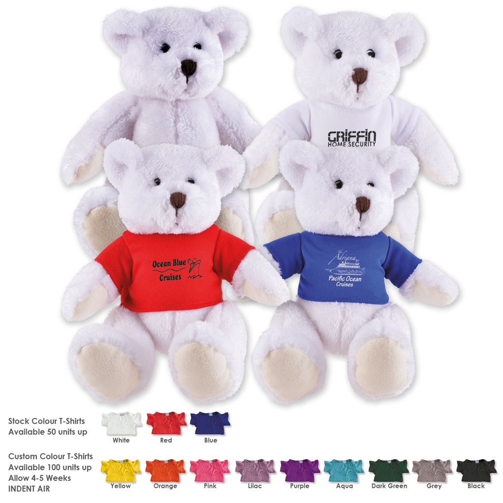 Frosty Plush Teddy Bear