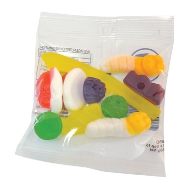 Assorted Jelly Party Mix in 50 Gram Cello Bag