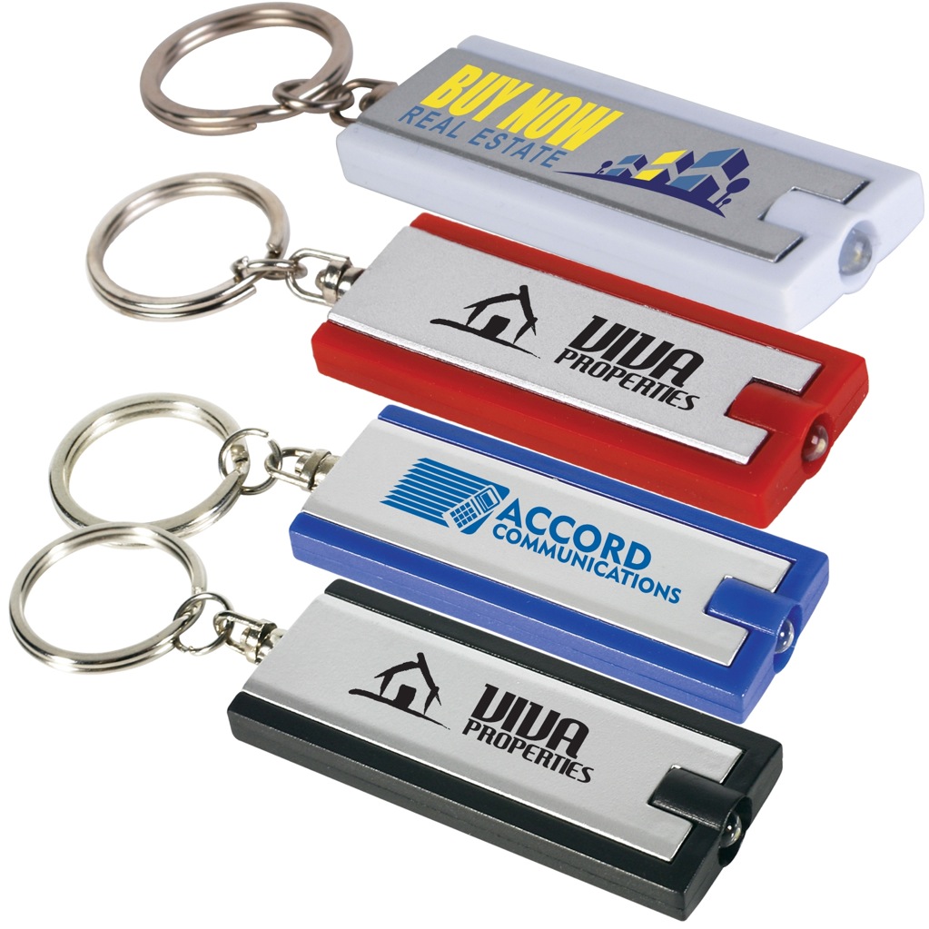 Rectangular Flashlight Keytag