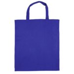 Coloured Cotton Short Handle Tote Bag