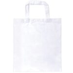 Coloured Cotton Short Handle Tote Bag