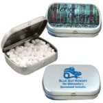 Sugar Free Breath Mints in Silver Tin