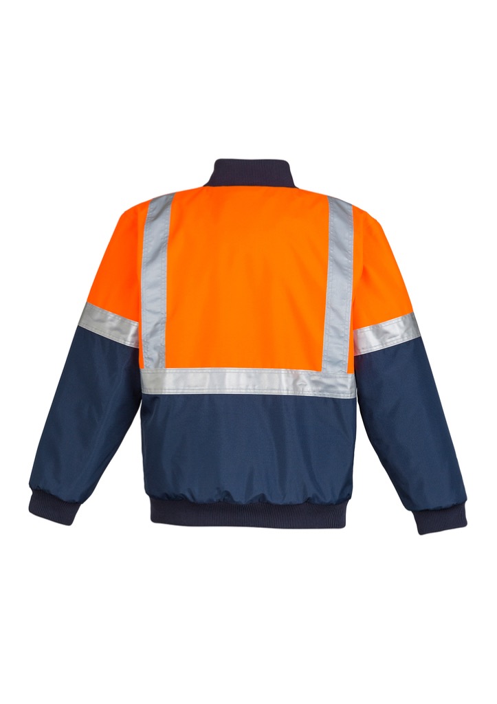 Mens HI Vis Quilted Flying Jacket