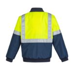 Mens HI Vis Quilted Flying Jacket