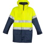 Mens Hi Vis Waterproof Lightweight Jacket