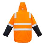 Mens Hi Vis 4 in 1 Waterproof Jacket