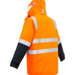 Mens Hi Vis 4 in 1 Waterproof Jacket