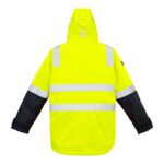 Mens Hi Vis 4 in 1 Waterproof Jacket