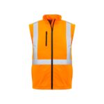 Unisex Hi Vis 2 in 1 X Back Soft Shell Jacket