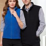 Mens Plain Micro Fleece Vest