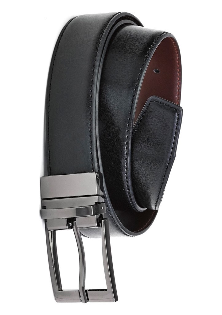 Mens Leather Reversible Belt