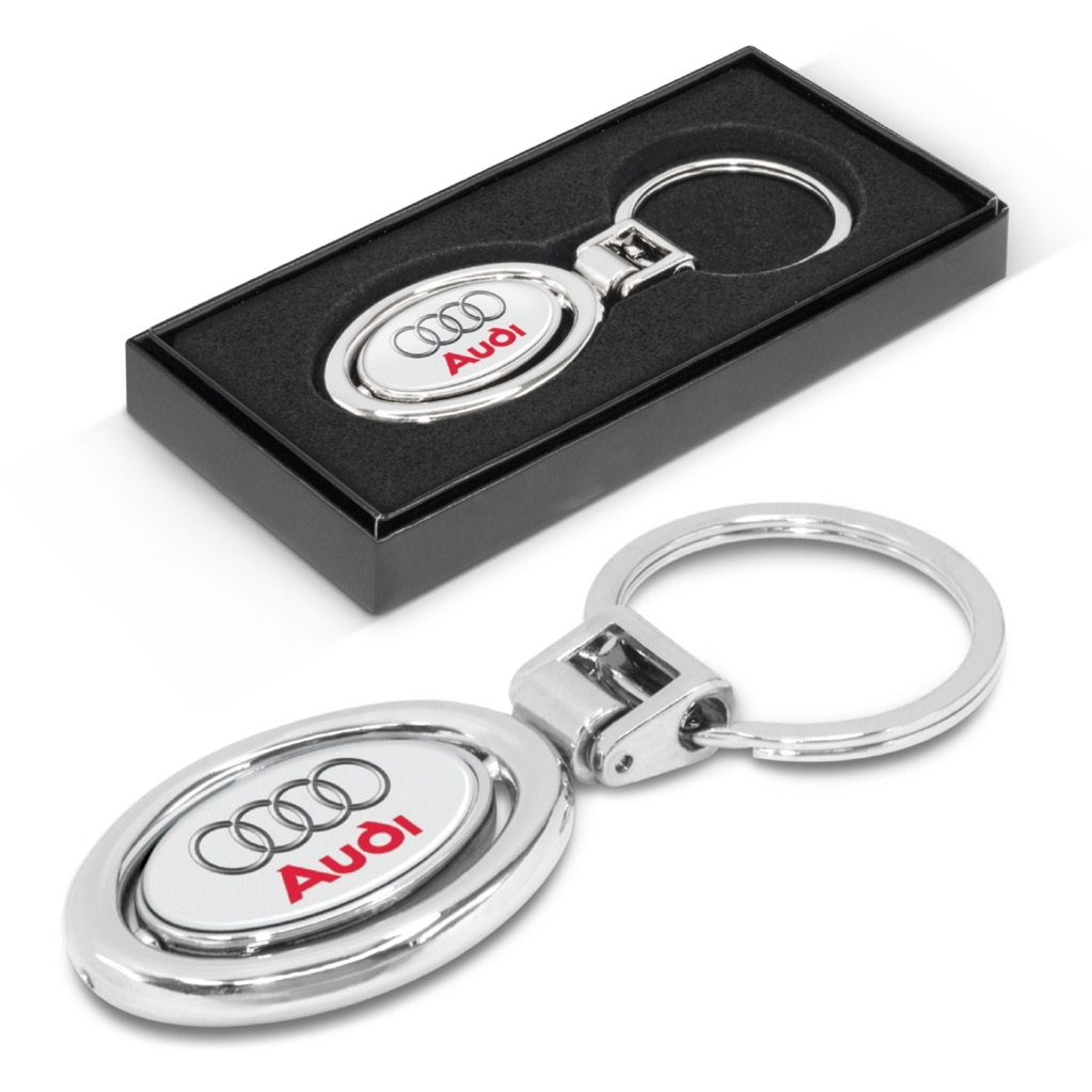 Spinning Metal Key Ring