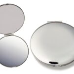 Silver Compact Mirror