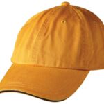 Washed Polo Cotton Unstructured Cap Sandwich Cap