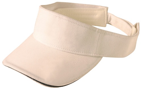Polo twill visor with or without sandwich, Crossover velcro