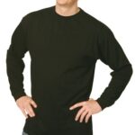 Mens Cotton Crew Neck L/S Tee