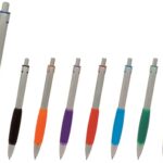 Metal Pen Click Action With Rubber Barrel Polar