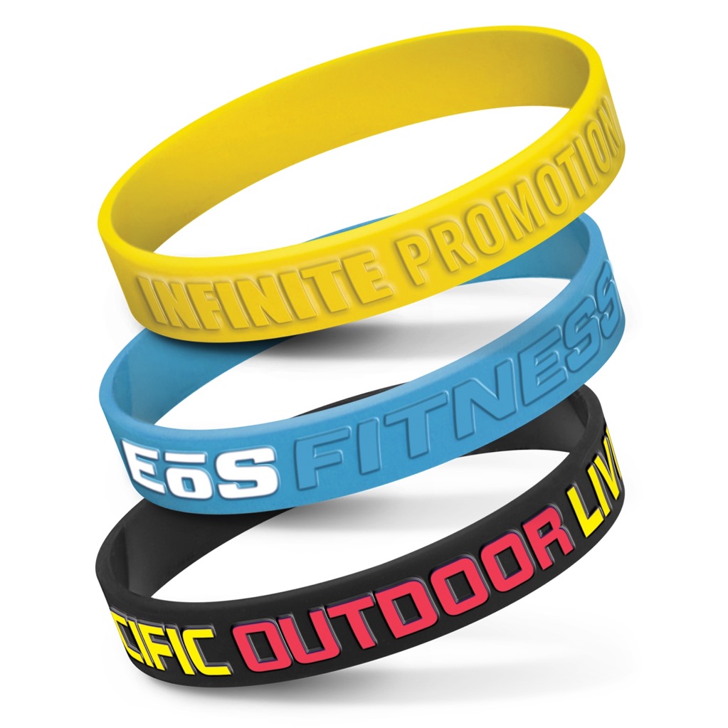 Silicone Wrist Band – Embossed