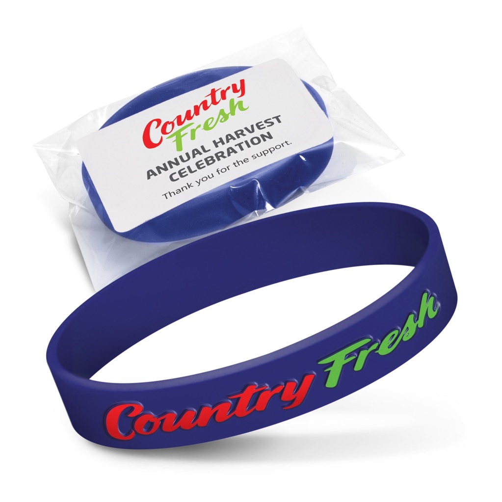 Silicone Wrist Band – Embossed