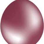 30cm Metallic Balloon – Neck Up