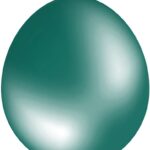 30cm Metallic Balloon – Neck Up