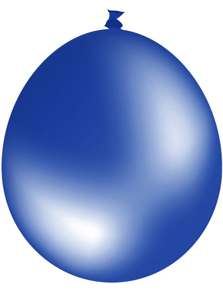 30cm Metallic Balloon – Neck Up