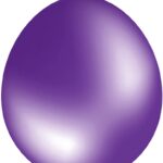 30cm Metallic Balloon – Neck Up