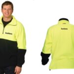 Hi-Vis Polarfleece Half Zip Pullover