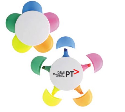 Daisy 5 Colour Highlight Marker