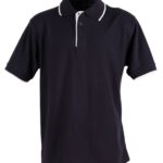 Mens S/L Pique Polo Contrast