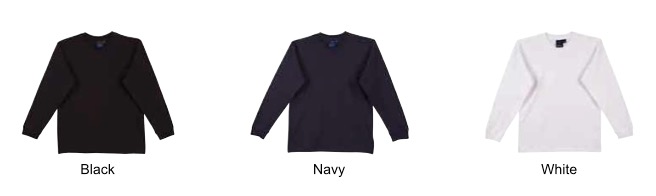 Mens Cotton Crew Neck L/S Tee