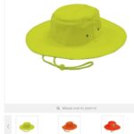 Luminescent Safety Hat With Chin Strap & Toggle