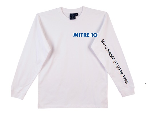 Mens Cotton Crew Neck L/S Tee