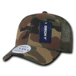 6 Panel Curve Bill Trucker Cap