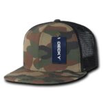Camo Flat Bill Trucker