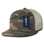 Camo Flat Bill Trucker