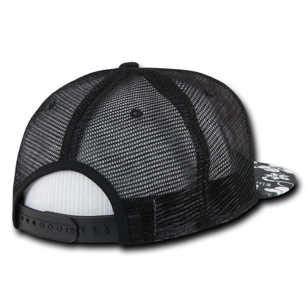 Floral 5 Panel Trucker Cap