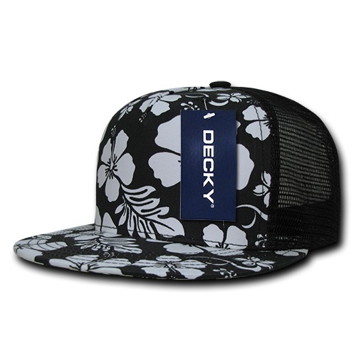Floral 5 Panel Trucker Cap