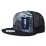 Camo Flat Bill Trucker