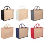 Eco Jute Tote with wide gusset