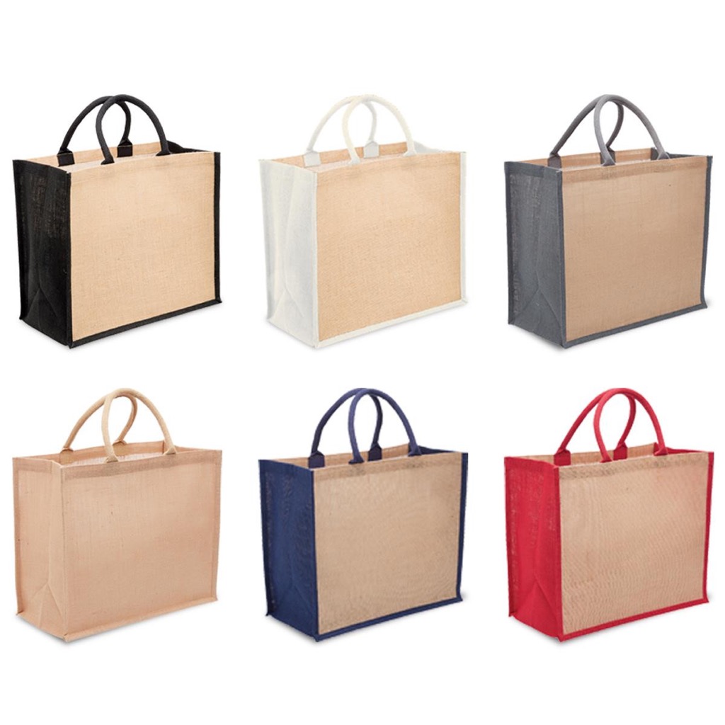 Eco Jute Tote with wide gusset