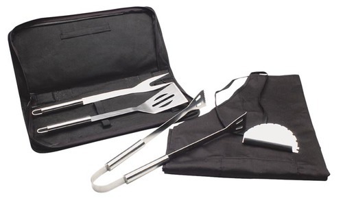 Bbq Tool And Apron Set