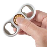 White Spinner Bottle Opener