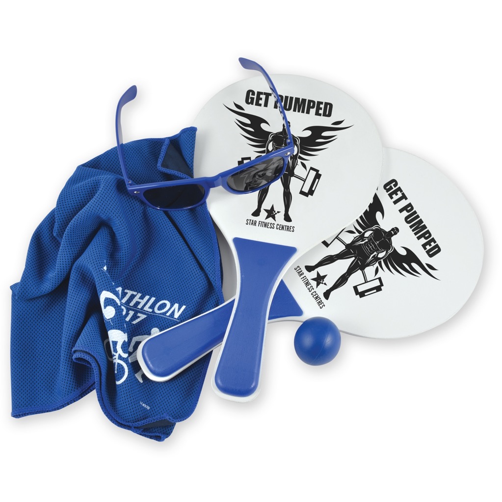 Summer Beach Kit 1 – Bat & Ball Set, Chill Cooling Towel, Horizon Sunglasses