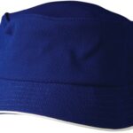 Pique mesh with sandwich trim bucket hat