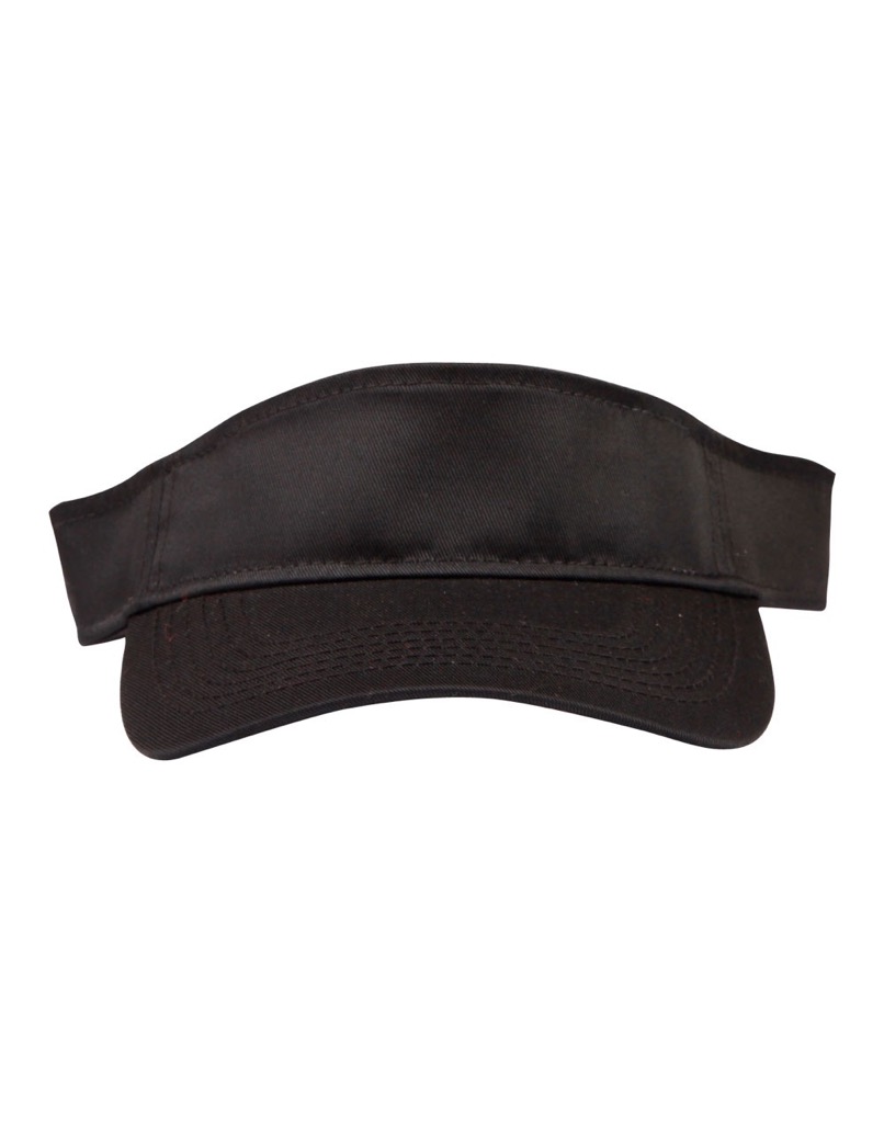 Polo twill visor with or without sandwich, Crossover velcro