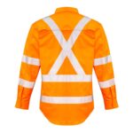 Mens Hi Vis X Back Taped Shirt